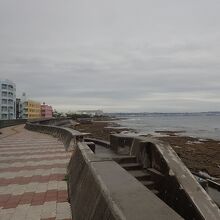 堤防上は遊歩道？的に整備されています