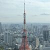 正面に東京タワー