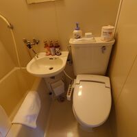 部屋トイレはビジホの狭いユニットバスそのもの…