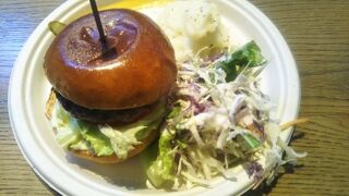 本格派のハンバーガー
