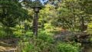 ひっそりとした公園