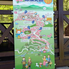 徳仙丈山の案内図