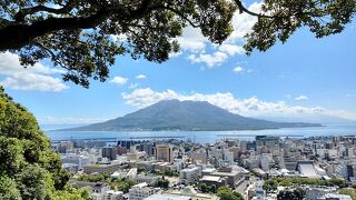 バスが運行休止中、大汗をかいて上りました。