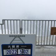 雪のため、絶景はみられませんでした