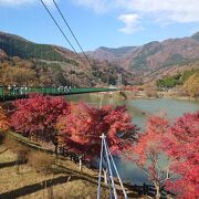 吊り橋からの紅葉を楽しむために