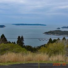 牡鹿半島、田代島も一望。