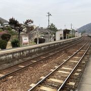 吉備津神社最寄りの無人駅