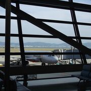 大阪の中心からは遠いが心地よい空港
