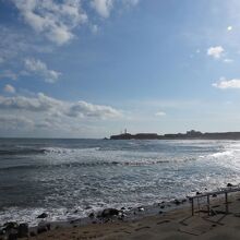 君ケ浜海岸の風景