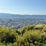 京都市全景を一望できる将軍塚