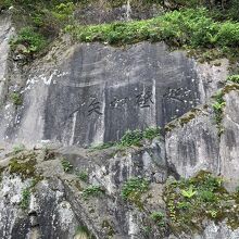 遊歩道沿いにありました。