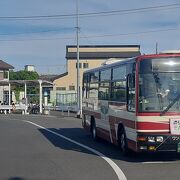 幕張駅の乗り場は駅から少し離れていました