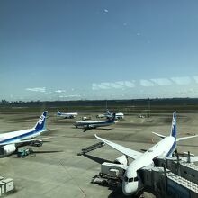 室内デッキからの眺め