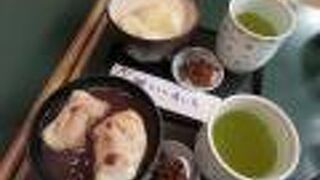 寒い時期には、あったか～いお汁粉やぜんざいもお勧め