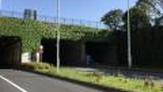 ストリートペインティングが楽しめるトンネル