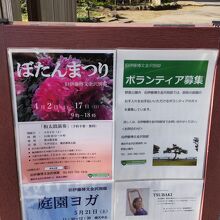 ぼたんまつり他イベントが盛だくさん