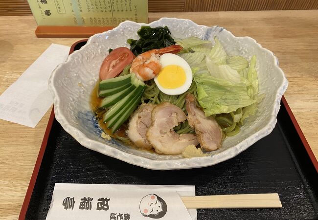 茶そば冷麺