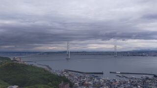 大観覧車からの明石海峡大橋