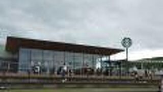 朝早くから開いていて、景色が良い