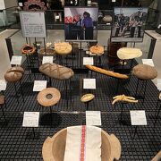 展示物がぎっしり