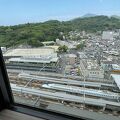 熊本駅を見下ろす快適空間