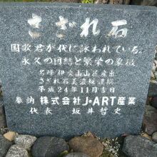 今回、神田神社を訪れたのは、さざれ石を見に行くのが目的でした