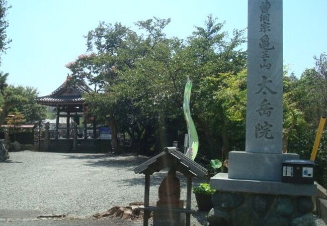 今泉名水桜公園隣の太岳院