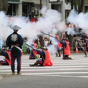 三年ぶりの開催！　火縄銃演武が見応えありでした