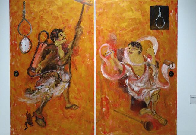 横尾龍彦 題不明 油彩F3号 幻想画家 神奈川県立近代美術館 福岡