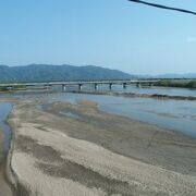 宍道湖に注ぐ大きな川