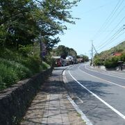 稲佐の浜へと通じる道