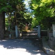 立派な山門と花々が豊かな寺院