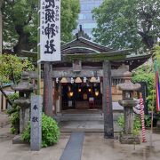 櫛田神社の境内にある