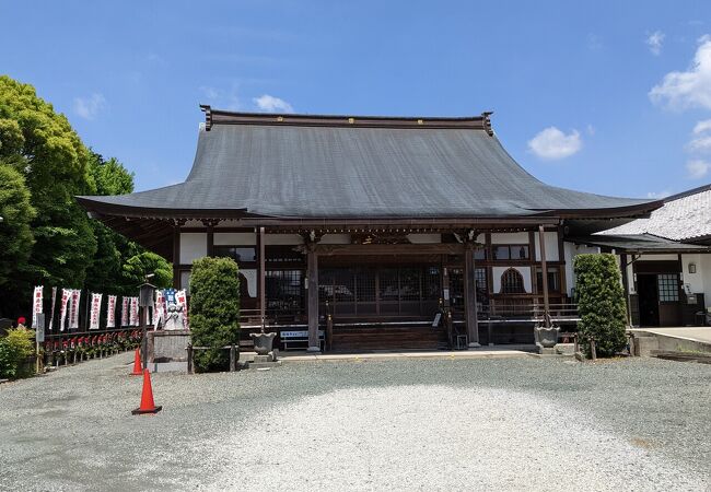 錫杖井戸がある徳城寺