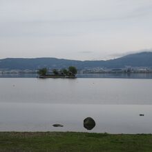 あいにくの曇り空