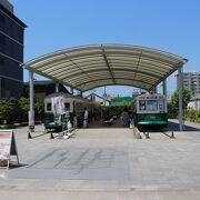 梅小路公園に保存されている京都市電