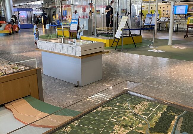 触れる展示がたくさん