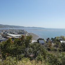 杵築城からの住吉浜