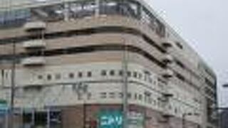 駅前のショッピング