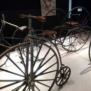 貴重な自転車博物館