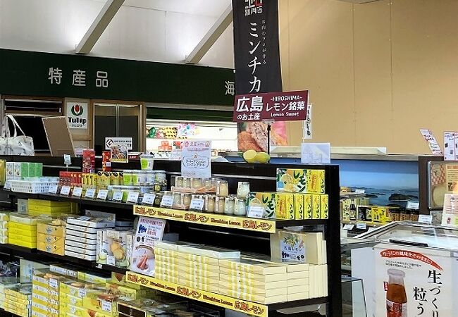 小谷サービスエリア(下り線)ショッピングコーナー