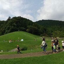 北駐車場近くの広場