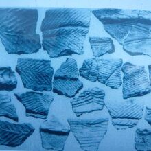 花積貝塚から出土した縄文時代の土器です。理解が難しいです。