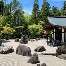 蟠龍庭の石庭です。日本最大級です