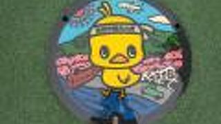 ひよこちゃんマンホールカードを貰いに。