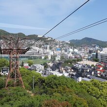 ロープウェイからの風景