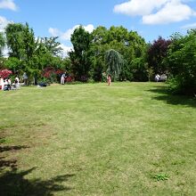 イギリス的な広場がありました。