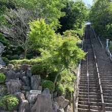 高所恐怖症の人にはおすすめできない階段