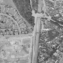 オリンピック開催前の建設予定地です。米軍から返還が遅れました