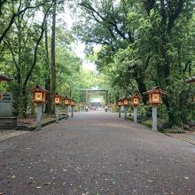 宮崎神宮　正面参道